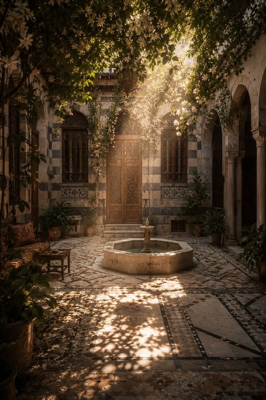 Damaskus — orientalisches Stadtbild