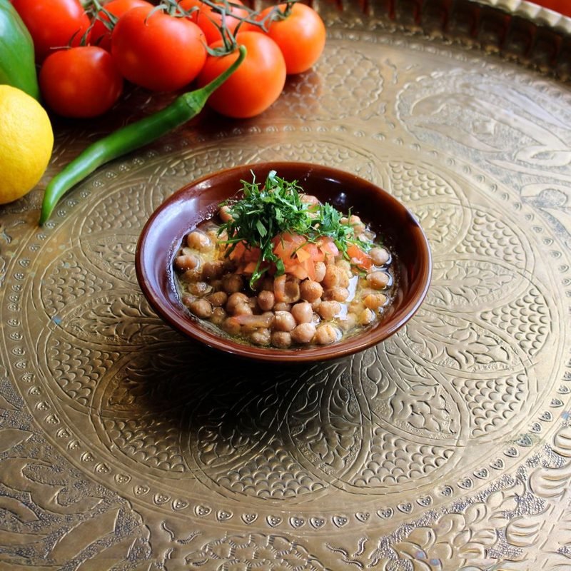Hummus Fettah mit Joghurt